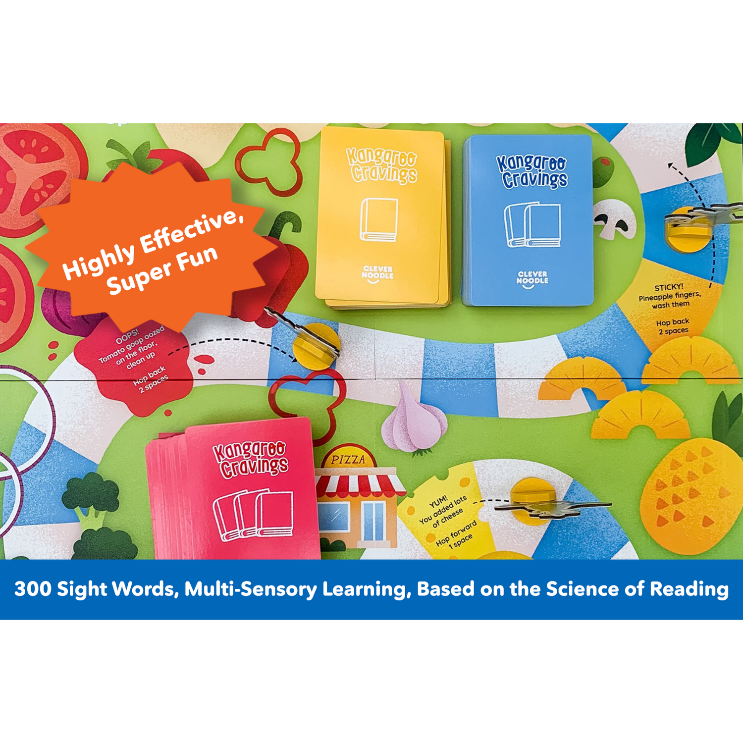 Kangaroo Cravings 300 Sight Word Board Game