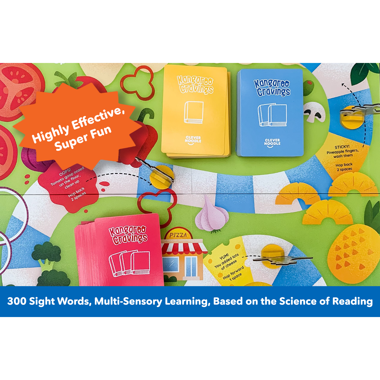 Kangaroo Cravings 300 Sight Word Board Game