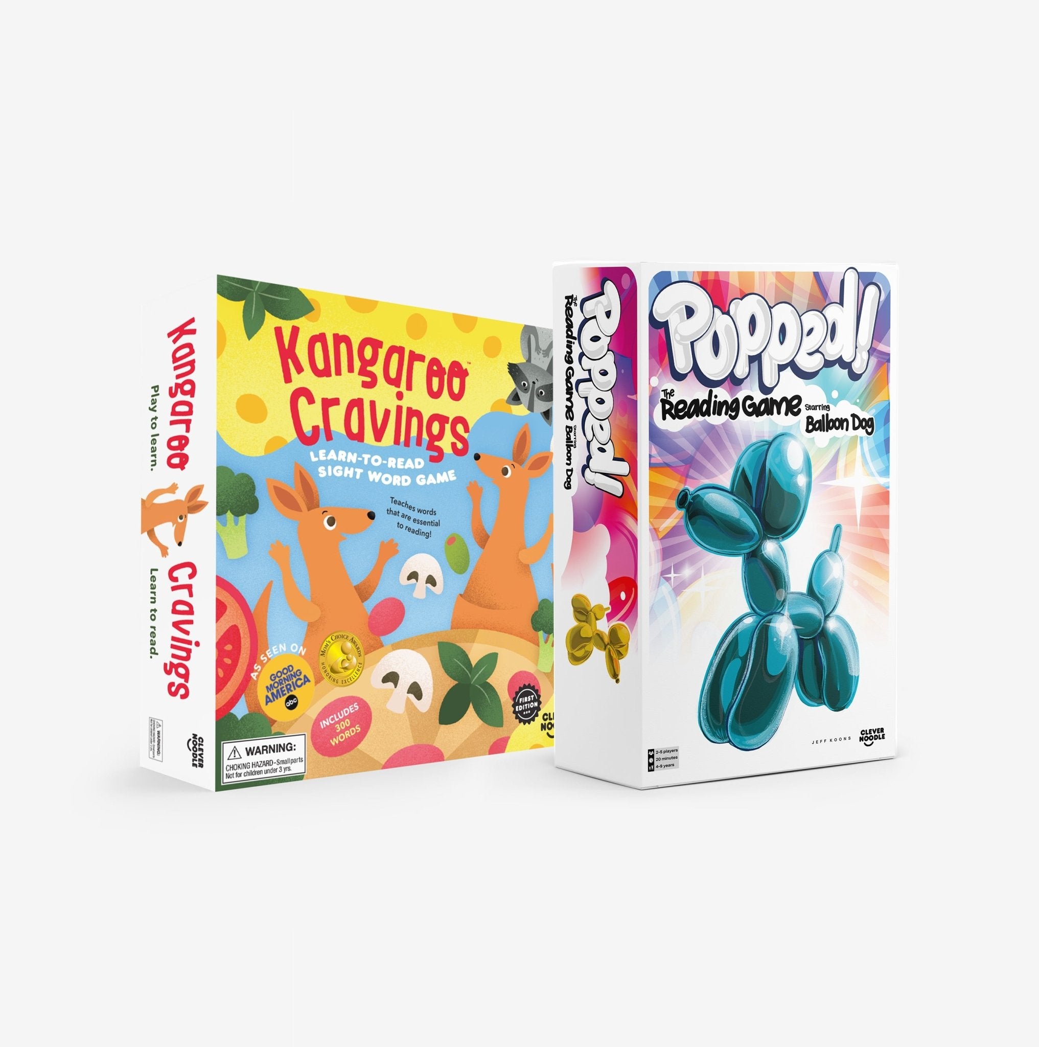 Reading Games Bundle with Kangaroo Cravings & Popped!