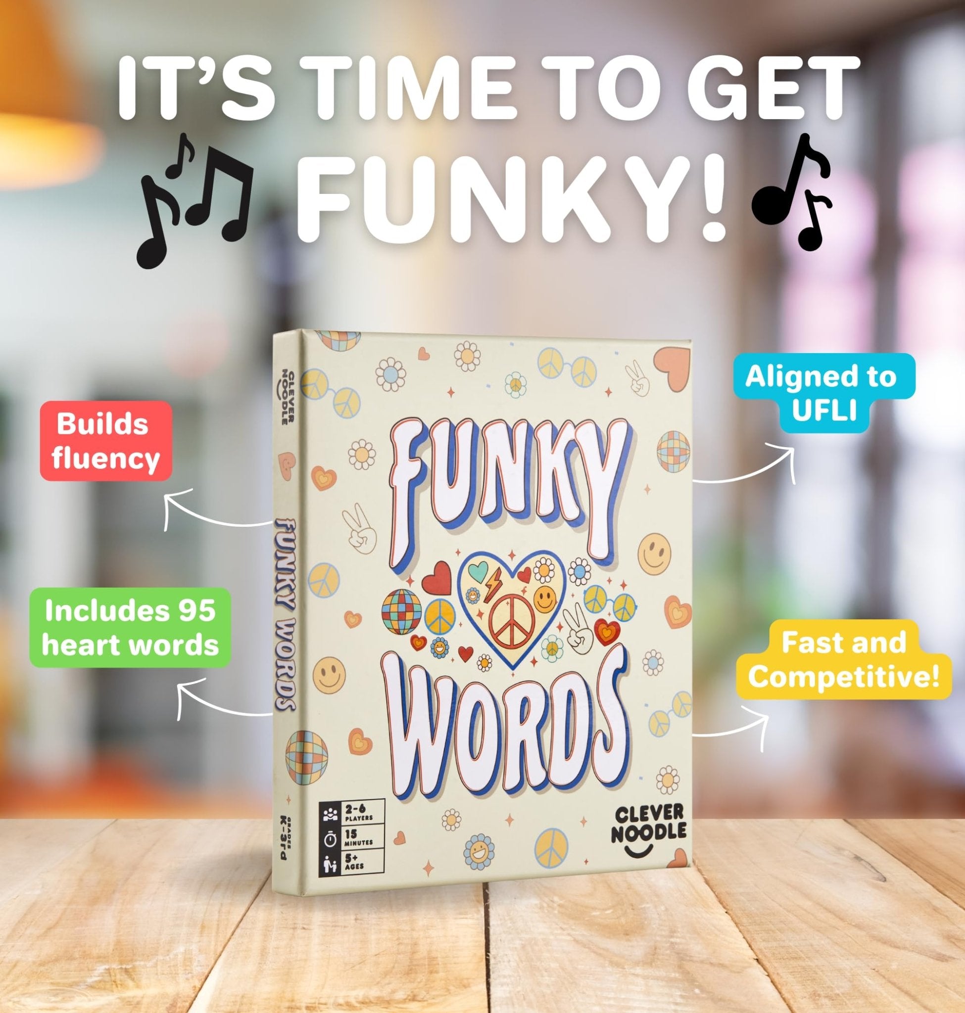 Funky Words Sight Word UFLI aligned Reading Games | Clever Noodle