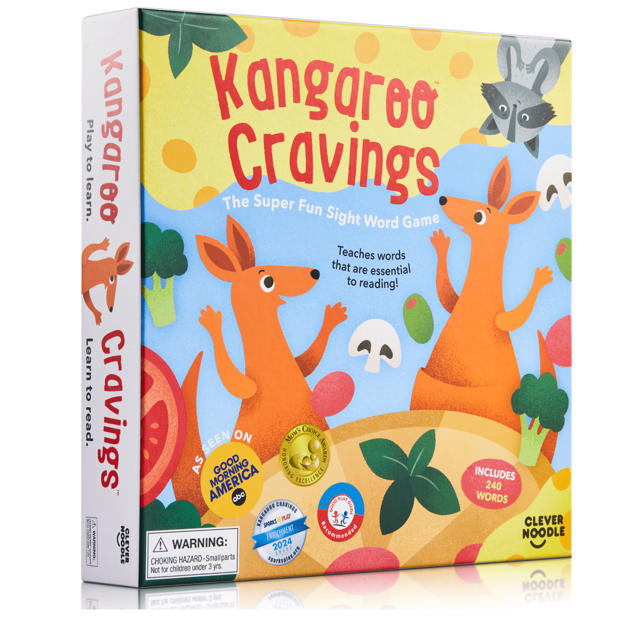 Kangaroo Cravings 240 Sight Word Board Game | Clever Noodle