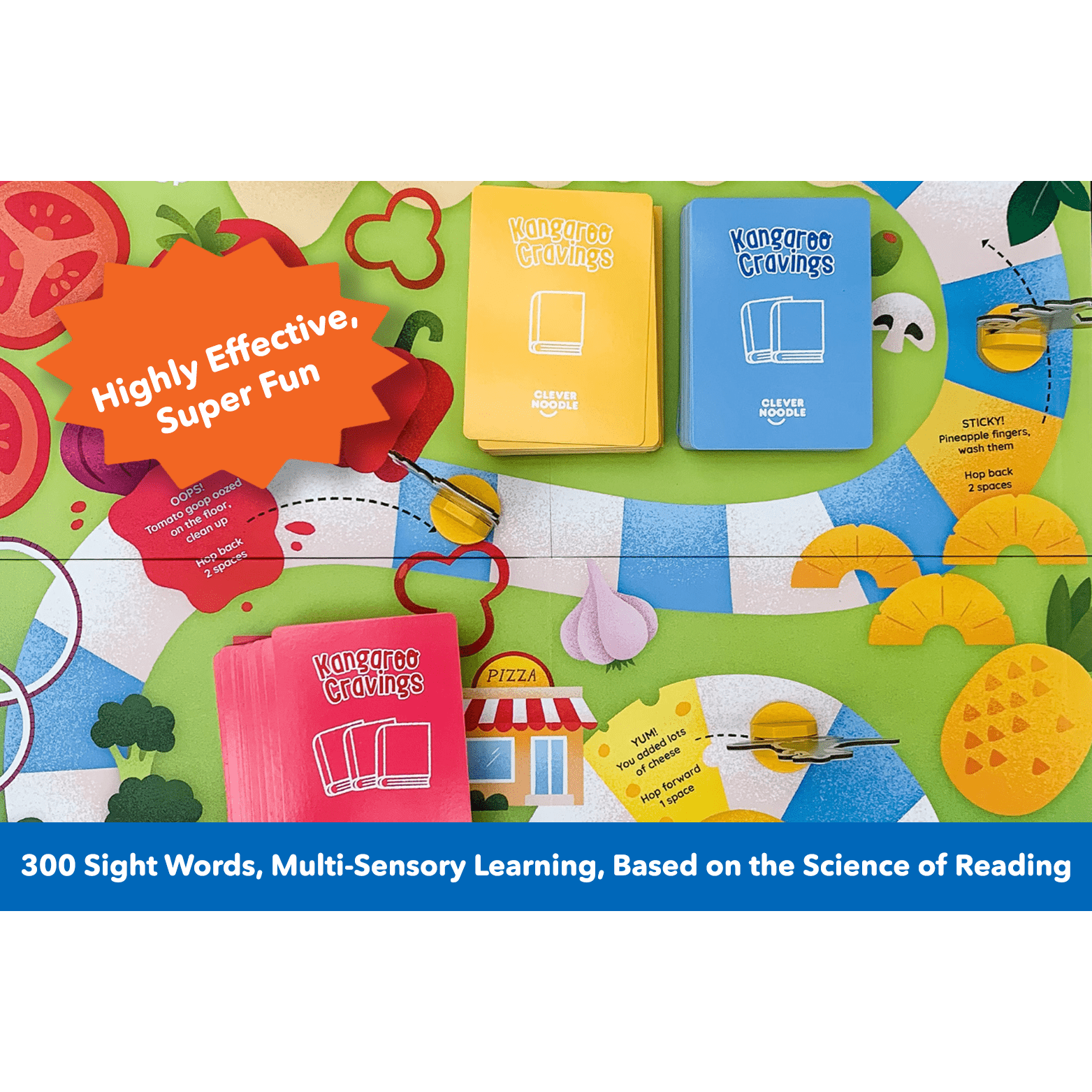 Kangaroo Cravings Reading Games Bundle | Clever Noodle