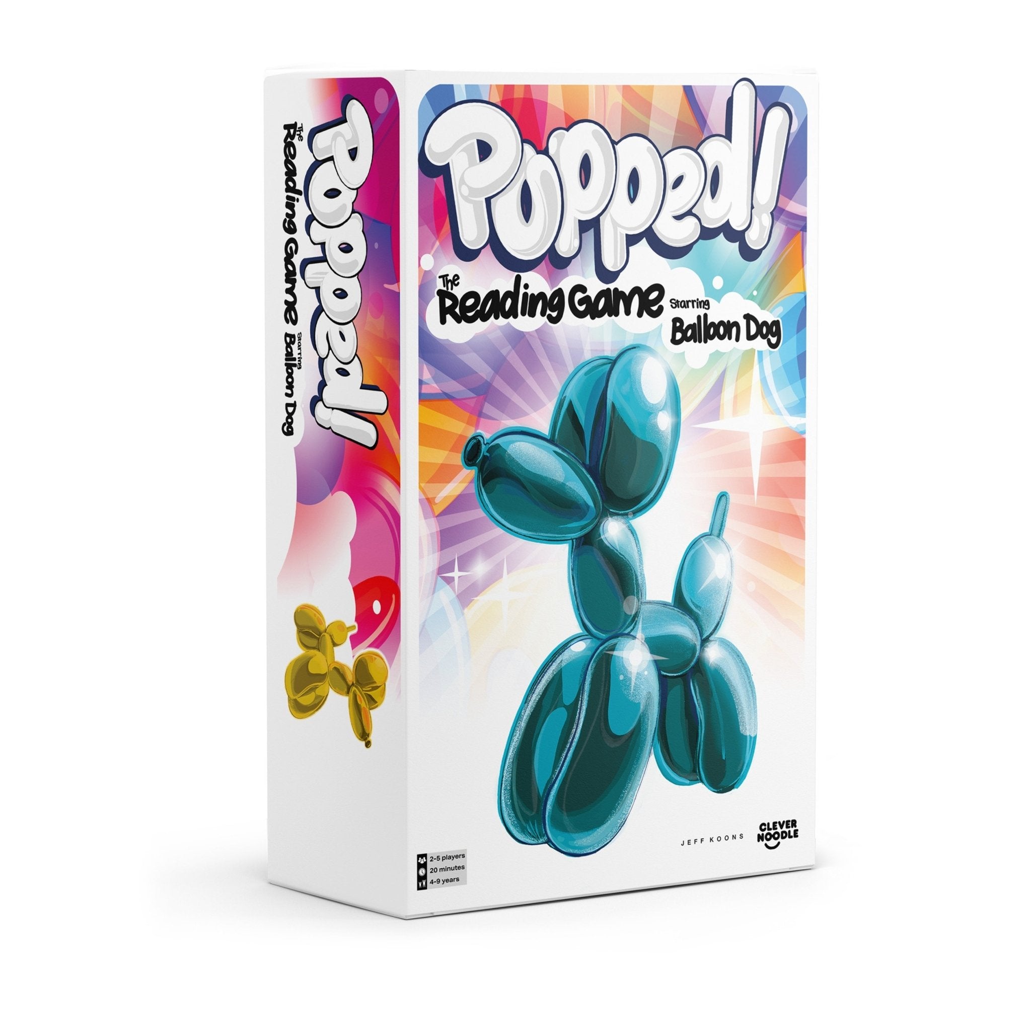 Popped! 250 CVC Word Card Game with Balloon Dog | Clever Noodle